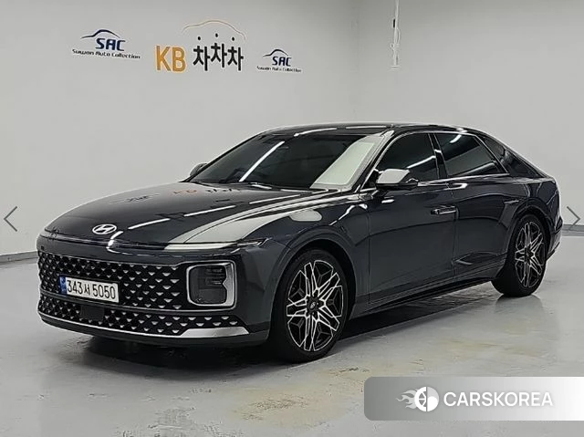 Hyundai Grandeur (GN7) 2023 Серебристо-серый из Кореи