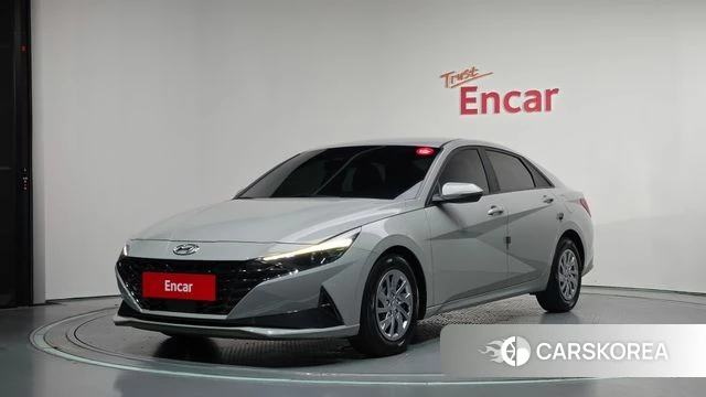 Hyundai Avante (CN7) 2021 Серебристо-серый из Кореи