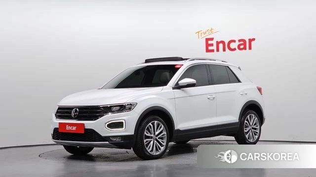 Volkswagen T-Roc 2021 Белый из Кореи