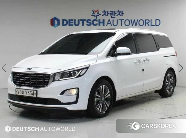 Kia The New Carnival 2019 Белый из Кореи
