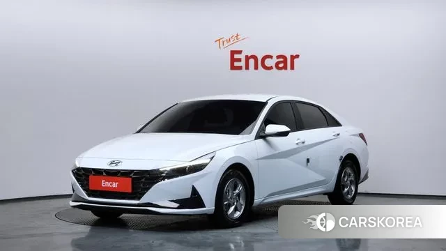 Hyundai Avante (CN7) 2020 Белый из Кореи