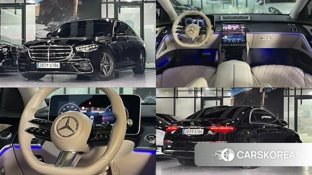 Mercedes-Benz S-Class W223 2022 Черный из Кореи