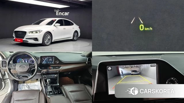 Hyundai Grandeur IG Hybrid 2018 Белый из Кореи