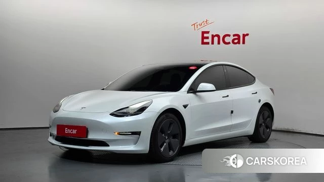 Tesla Model 3 2022 Белый из Кореи