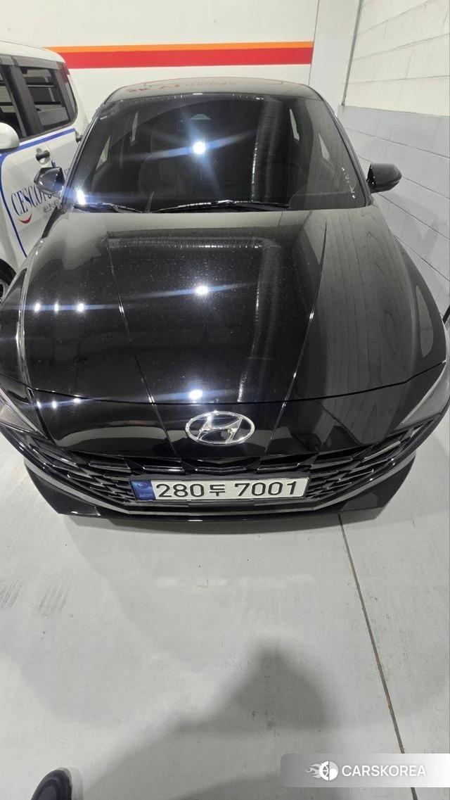 Hyundai Avante (CN7) 2020 Черный из Кореи