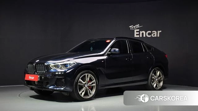 BMW X6 (G06) 2023 Черный из Кореи