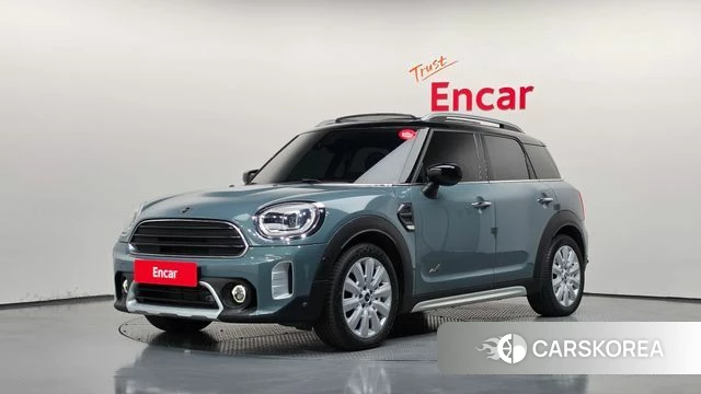 Mini Cooper D Countryman 2021 Небесно-голубой из Кореи
