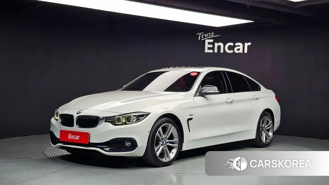BMW 4 Series (F32) 2018 Белый из Кореи