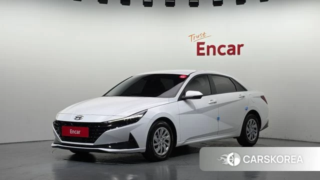 Hyundai Avante (CN7) 2021 Белый из Кореи