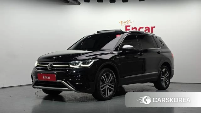 Volkswagen Tiguan Allspace 2024 Черный из Кореи