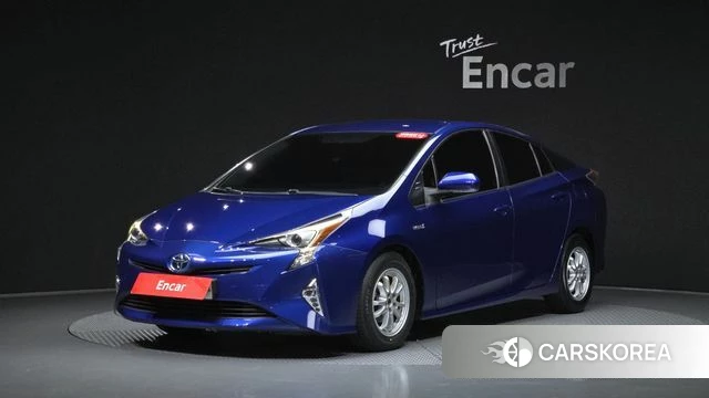 Toyota Prius 4th Generation 2018 Синий из Кореи