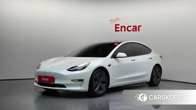 Tesla Model 3 2021 Белый из Кореи