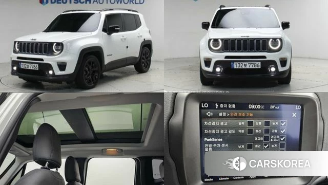 Jeep Renegade 2023 Белый из Кореи