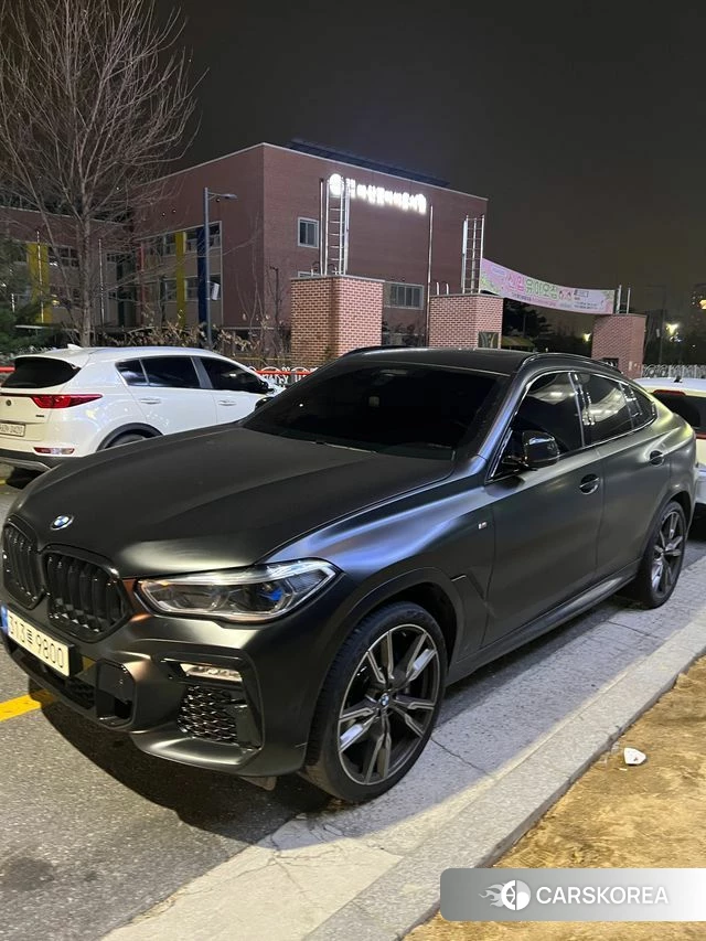 BMW X6 (G06) 2021 Черный из Кореи