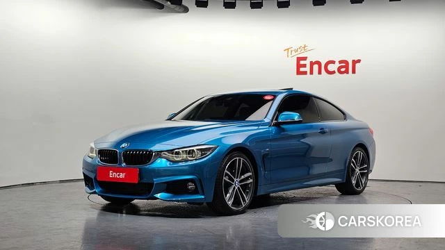 BMW 4 Series (F32) 2018 Синий из Кореи