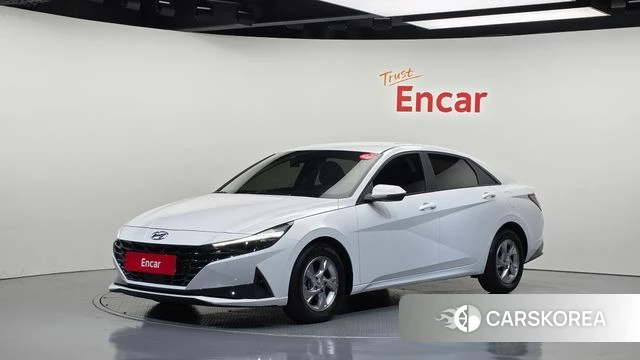 Hyundai Avante (CN7) 2020 Белый из Кореи