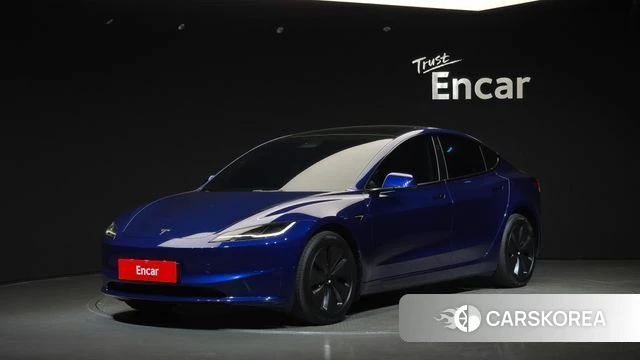 Tesla Model 3 2024 Синий из Кореи
