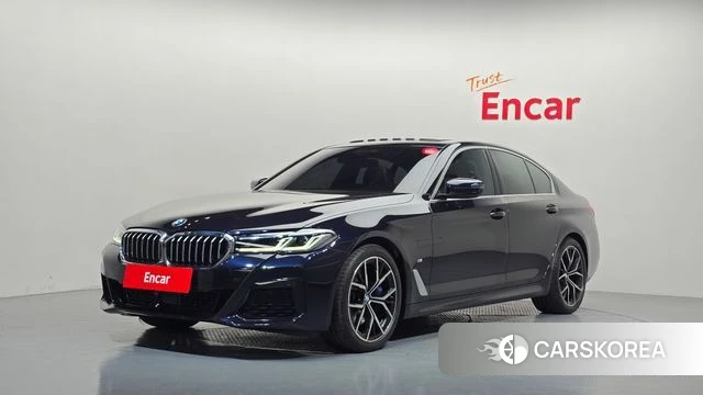BMW 5 Series (G30) 2022 Черный из Кореи