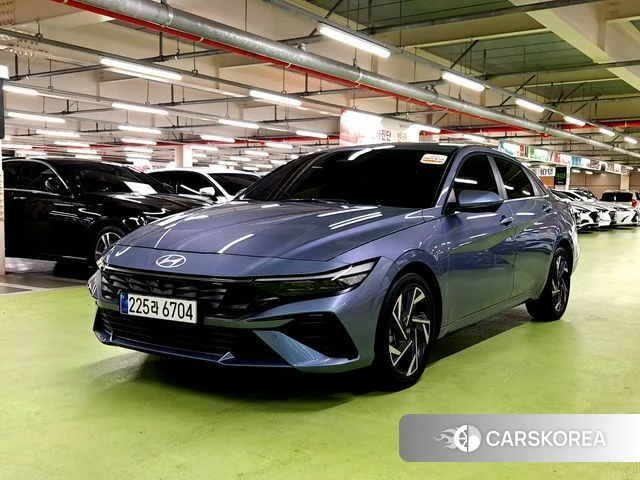 Hyundai The New Avante (CN7) 2026 Небесно-голубой из Кореи