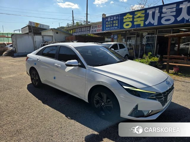 Hyundai Avante (CN7) 2022 Белый из Кореи