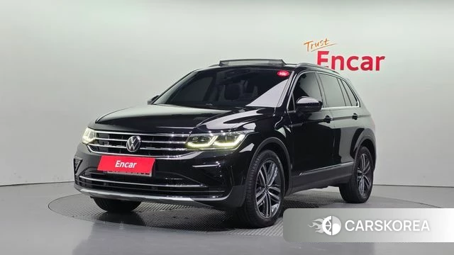 Volkswagen Tiguan second Generation 2022 Черный из Кореи