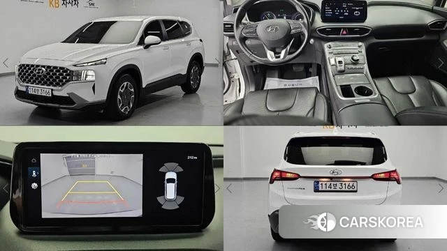 Hyundai The New Santa Fe 2021 Белый из Кореи