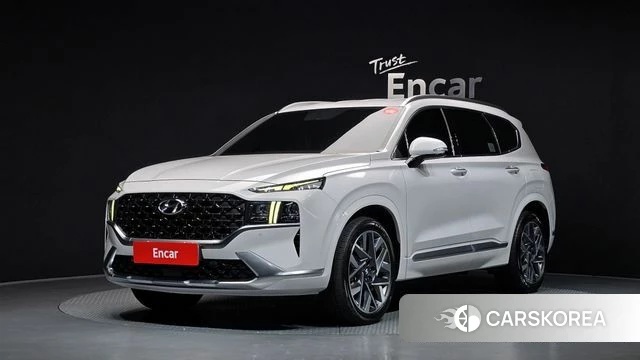 Hyundai The New Santa Fe 2021 Белый из Кореи