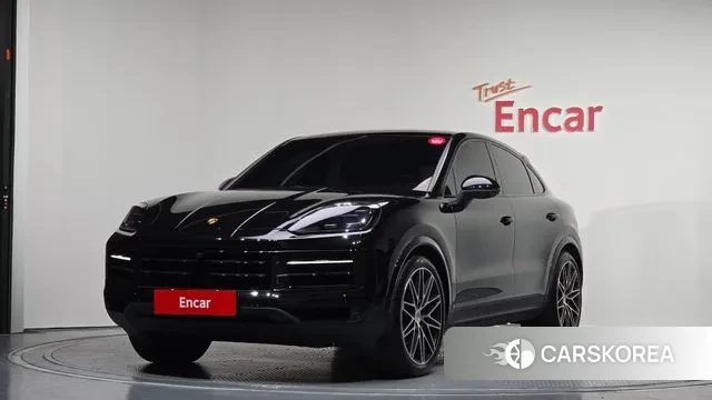 Porsche Cayenne (PO536) 2023 Черный из Кореи