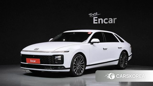 Hyundai Grandeur Hybrid (GN7) 2024 Белый из Кореи
