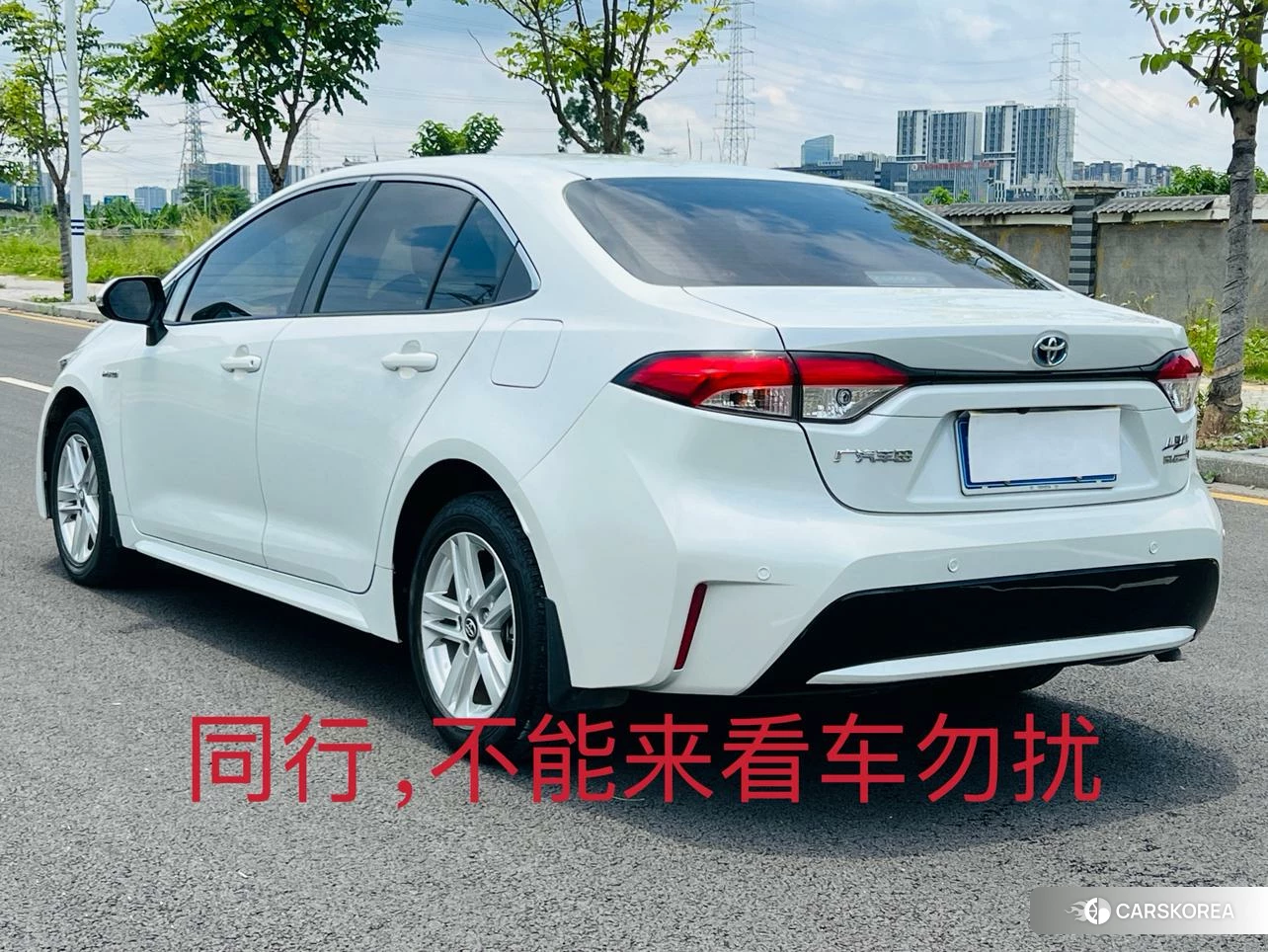 Toyota Levin 2020 Белый из Китая