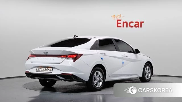 Hyundai Avante (CN7) 2021 Белый из Кореи