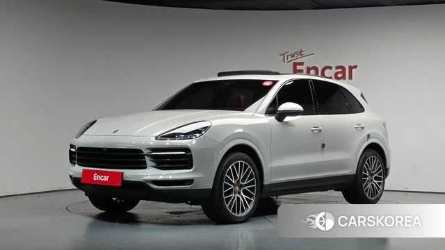 Porsche Cayenne (PO536) 2021 Серебристо-серый из Кореи