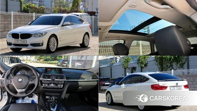 BMW 3 Series GT (F34) 2018 Белый из Кореи