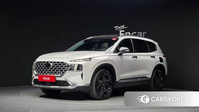 Hyundai The New Santa Fe 2021 Белый из Кореи