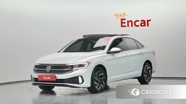 Volkswagen 7th Generation of Jetta 2022 Белый из Кореи