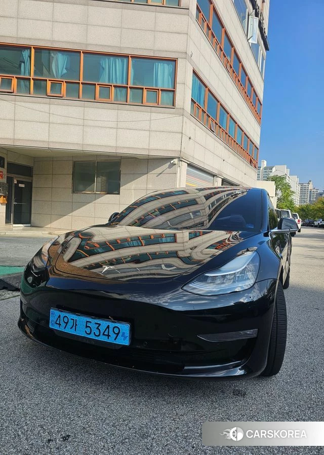 Tesla Model 3 2019 Черный из Кореи