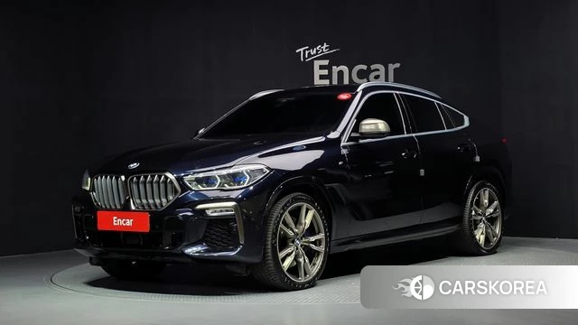 BMW X6 (G06) 2021 Черный из Кореи