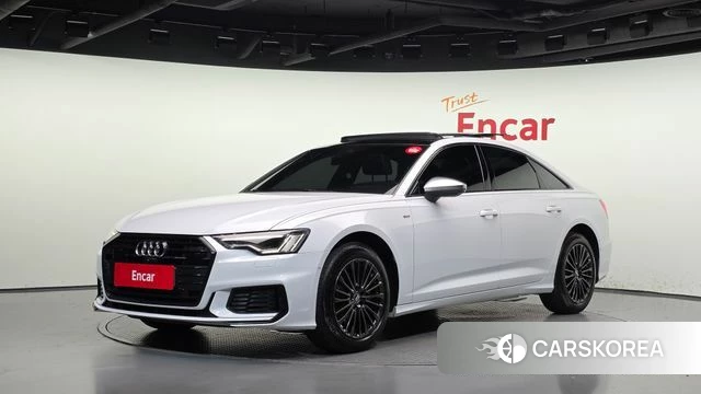 Audi A6 (C8) 2020 Белый из Кореи