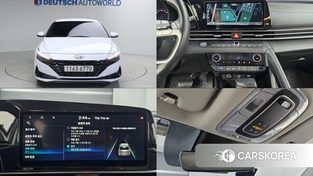 Hyundai Avante (CN7) 2021 Белый из Кореи