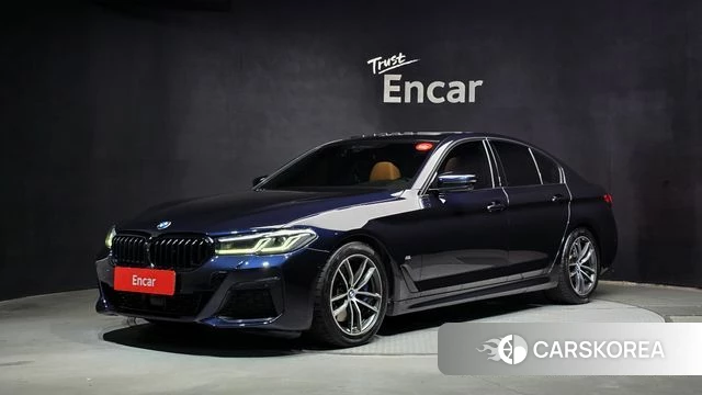 BMW 5 Series (G30) 2021 Черный из Кореи