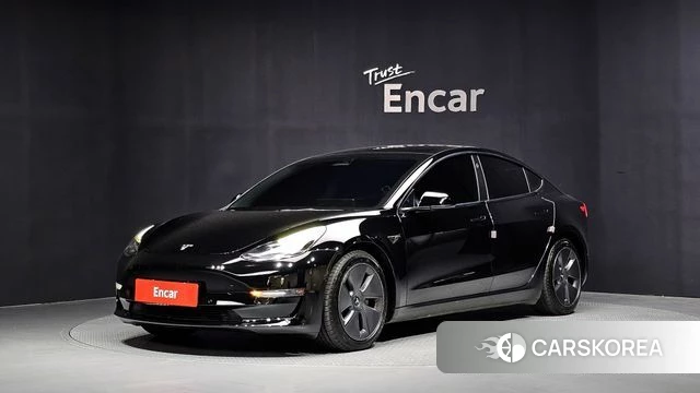 Tesla Model 3 2022 Черный из Кореи