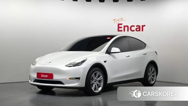 Tesla Model Y 2022 Белый из Кореи