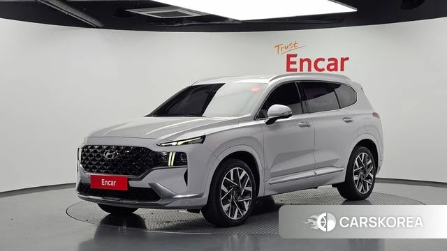 Hyundai The New Santa Fe 2020 Серебристо-серый из Кореи