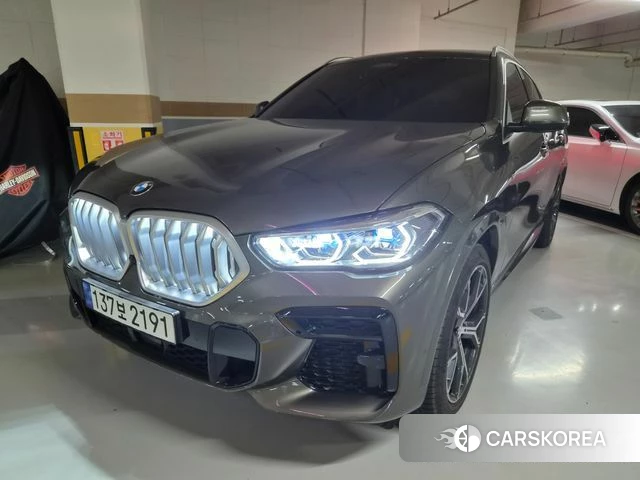 BMW X6 (G06) 2022 Серебристо-серый из Кореи