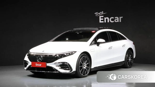 Mercedes-Benz EQS V297 2023 Белый из Кореи