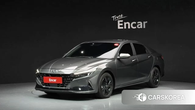 Hyundai Avante Hybrid (CN7) 2022 Серый из Кореи