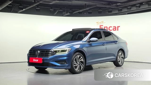 Volkswagen 7th Generation of Jetta 2021 Синий из Кореи