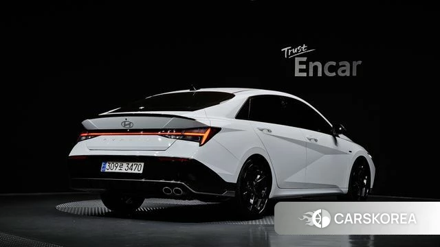 Hyundai The New Avante (CN7) 2025 Белый из Кореи