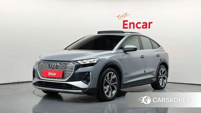 Audi Q4 e-Tron (F4) 2023 Серебристо-серый из Кореи