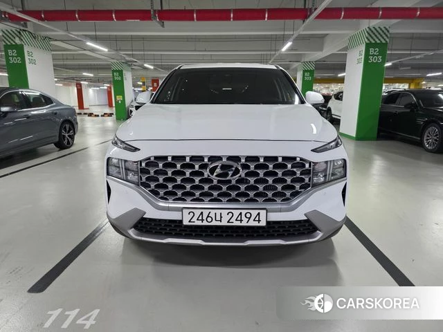 Hyundai The New Santa Fe 2021 Белый из Кореи